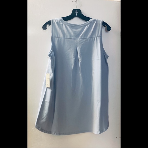 🆕Bluebell-Cotton Rich Curved Hem Tank Top - Picture 3 of 5